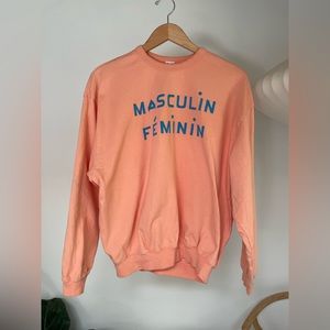 Clare V ‘Masculin Feminin’ sweatshirt